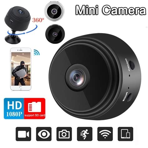 Jual Kamera Mini Cctv A Hd Wifi Tanpa Kabel Sambung Ke Hp Shopee