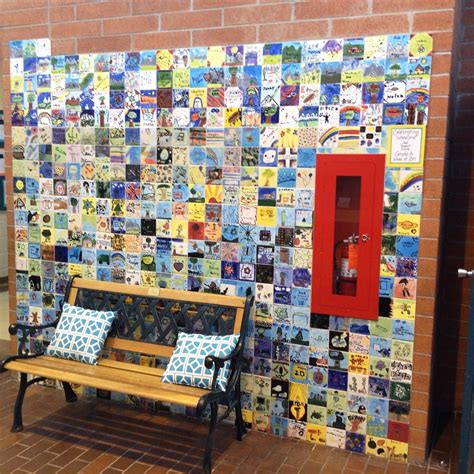 Paint those cabinets green and add a giant scoreboard mural on the wall to bring in a baseball theme. Clay and Glass Tile Murals - Clay for Kids