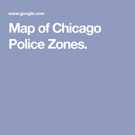 Map Of Chicago Police Zones Zone Police Chicago Map Ideas