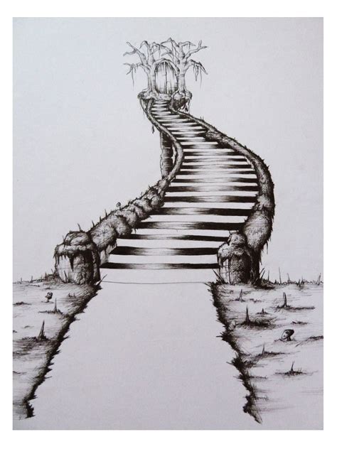 Stairway To Heaven Sketch at PaintingValley.com | Explore collection of