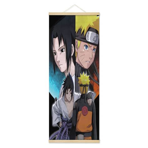 Buy Ginouza Naruto Wall Scroll Uchiha Sasuke Uzumaki Naruto Picture