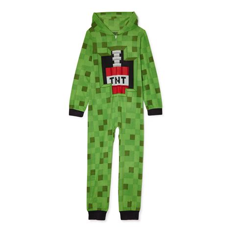 Minecraft Minecraft Boys Exclusive Hooded Pajama Blanket Sleeper