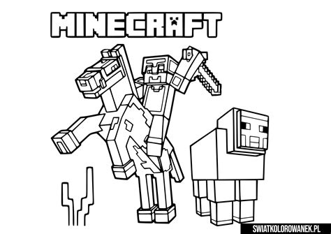 Minecraft Kolorowanka Do Druku Darmowe Kolorowanki Do Druku My Xxx Hot Girl