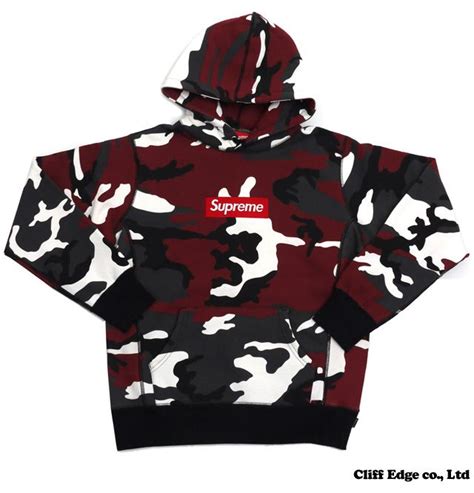 Supreme Camo Hoodie Red Coole Klamotten Outfit Ideen Shirts