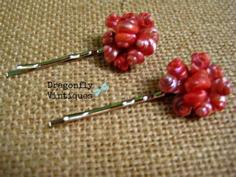 Vintage Hair Pins Set Of 2 Upcycled Recycled Repurposed Etsy