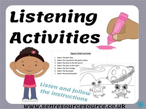 Listening Activities Teaching Resources