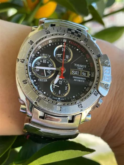 tissot t race watch chronograph automatic limited edition mens 44mm t027414 799 00 picclick