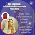 8 de septiembre: Natividad de la Bienaventurada Virgen María