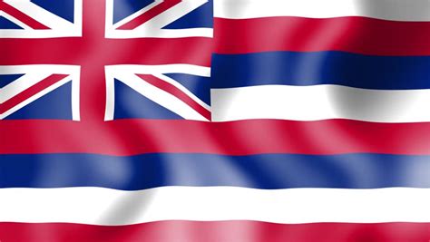 Hd Waving Flag Hawaii Stock Footage Video 8220943 Shutterstock