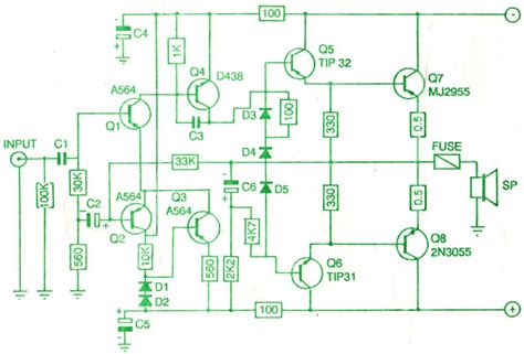 Ocl 150w Amp Circuit Schematic Power Amplifier And Layout