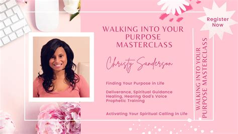 Walking Into Your Purpose Masterclass