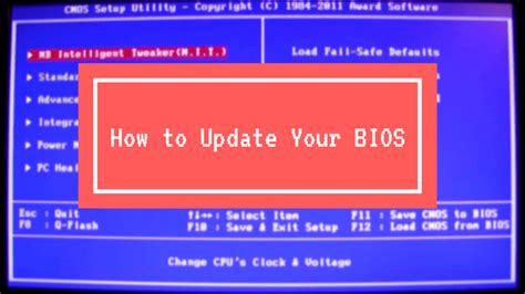 Download and unzip the bios update file. How to Update the BIOS on your Computer or Motherboard ...