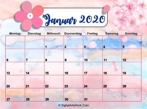 Kalender 2021 für österreich mit allen feiertagen. Kalender Januar 2020 Zum Ausdrucken - KALENDER 2020 ZUM ...