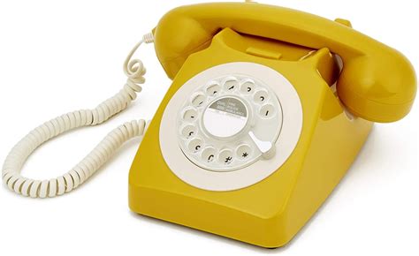 Gpo 746 Rotary 1970s Style Retro Landline Phone Curly Uk