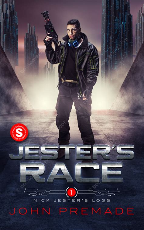 Sci Fi Cyberpunk Premade Book Cover Jesters Race Books Covers Art