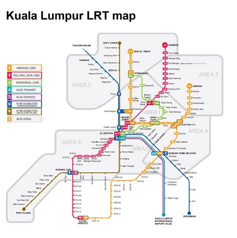 Kuala Lumpur Mrt Map
