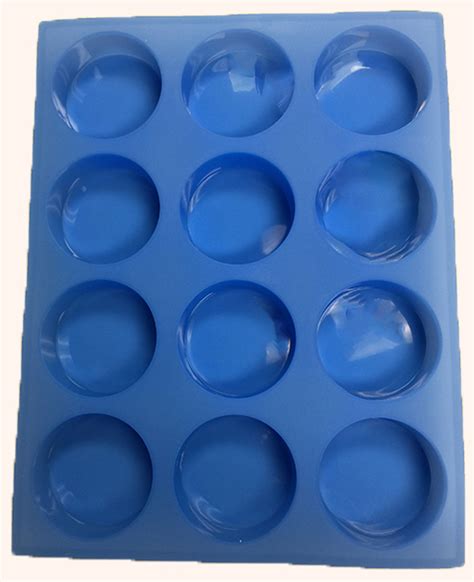 Silicone Round Soap Mold 12 Cavity Soap Making Supplies