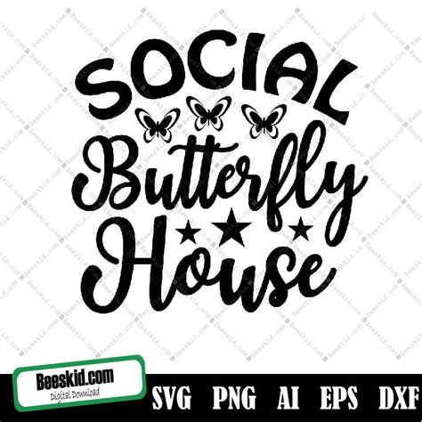 Butterfly Svg Design Social Butterfly Social Butterfly Svg Butterfly