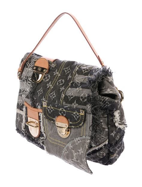 Louis Vuitton Denim Patchwork Posty Bag Handbags Lou289952 The