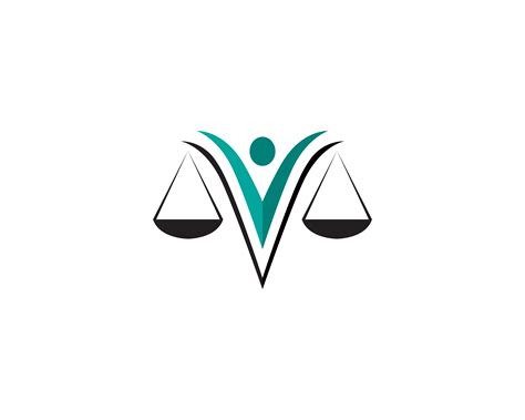 Justice Lawyer Logo And Symbols Template Icons App 585571 Vector Art At