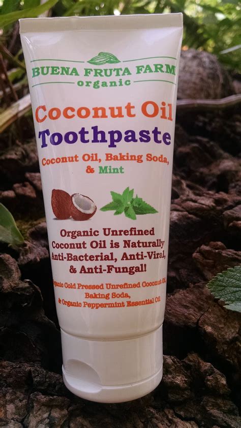 Coconut Oil Toothpaste Organic Cleans And Whitens Gently By