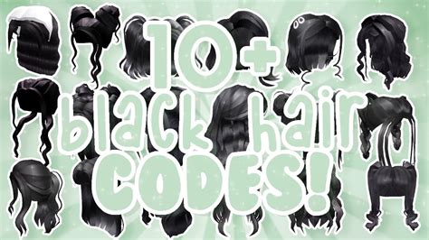 Roblox Hair Id Codes 100 Aesthetic Black Hair Codes Ids For Bloxburg
