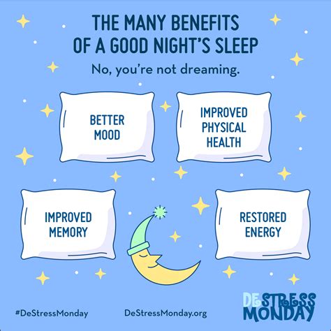 The Benefits Of A Good Night’s Sleep Destress Monday