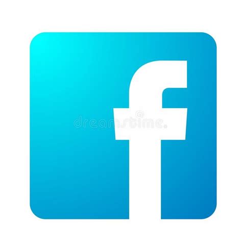 Facebook Logo Icon Vector Illustrations On White Background Editorial