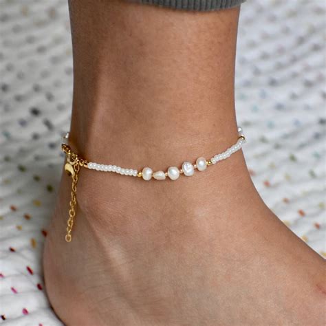 Pearl Anklet By Jiya Jewellery