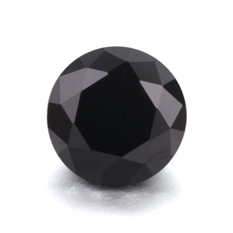 Free Shipping 325 12mm Aaaaa Black Color Loose Cubic Zirconia Stone