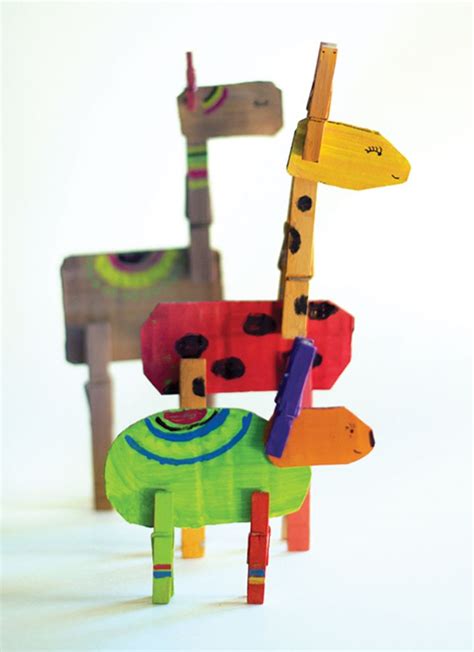 These Clothespin Animals Are So Fun To Make And Easy We Just Painted