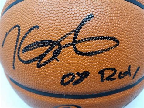 Kevin Durant Signed Official NBA Basketball Inscribed "08 ...