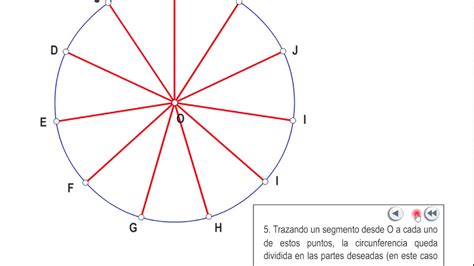 División De Una Circunferencia En Un Número De Partes Iguales Método