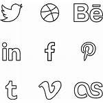 Icons Social Outline Clipart Transparent Psd Icon