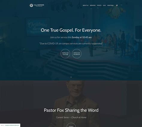 Church Websites Beautiful And Effective 42 Examples