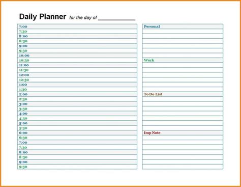 daily calendar template design daily calendar template excel