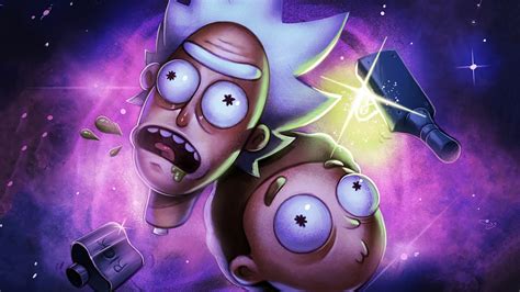 Looking for the best rick and morty wallpaper ? TV Show Morty Smith Rick Sanchez Rick and Morty In Purple ...