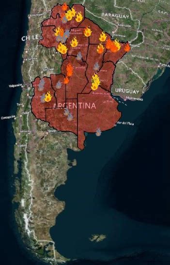 Reporte Oficial Por Los Incendios En Argentina 10 Provincias Registran