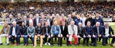 Voor de aftrap zal groene ster een aantal spelers huldigen die in het voorbije seizoen een jubileum. Oud spelers Roda JC (met afbeeldingen)
