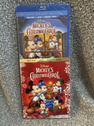 Disney Mickeys Christmas Carol Blu Ray Dvd Digital 1983 New