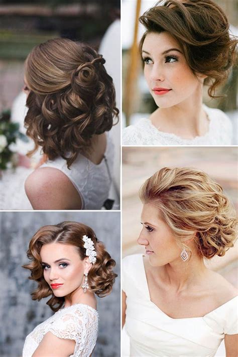 Sweep all of your hair to one side for a classic bridal look! 48 Trendiest Short Wedding Hairstyle Ideas | Short wedding ...