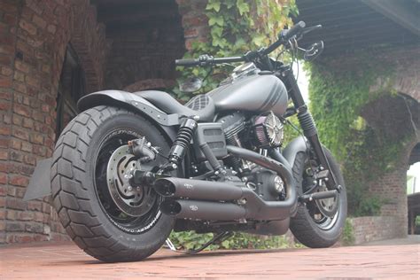 Umgebautes Motorrad Harley Davidson Dyna Fat Bob Fxdf Von X Trem Lotter