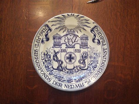 Dutch Memorial Plate Of An Old Health Insurance Company Scrolller