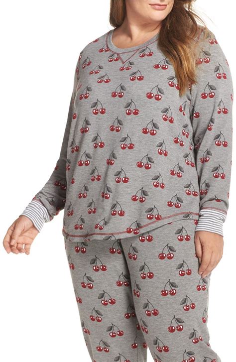 Pj Salvage Cherry Pajama Top Plus Size Nordstrom