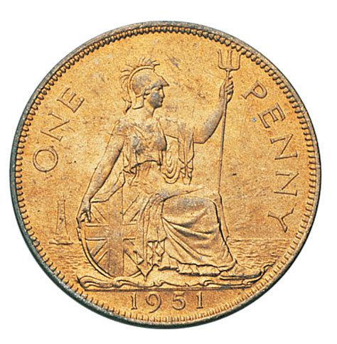 George Vi British Penny 1951