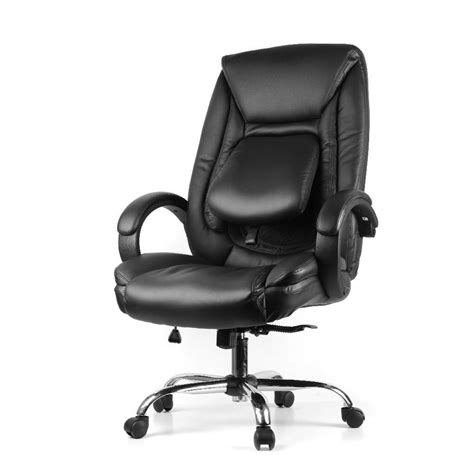 Moustache® Ergonomic Faux Leather High Back Office Chair With