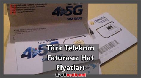 T Rk Telekom Faturas Z Hat Fiyatlar Yeni