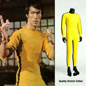 Bruce lee shirt yellow shirts ringer tee s man v neck tee suits sleeves mens tops t shirt. Bruce Lee Yellow Jumpsuit Martial Arts Sportswear Death Of ...
