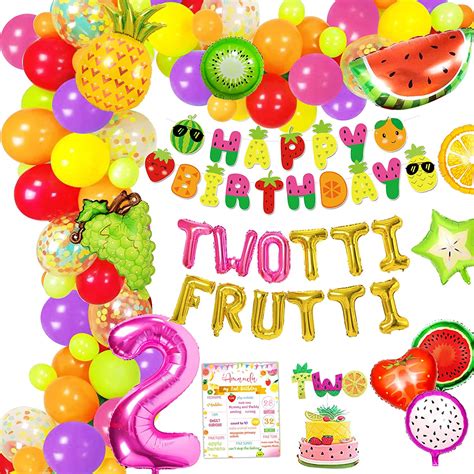 Nalyee Twotti Fruity Birthday Decorations Twotti Frutti