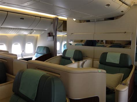 The entire top floor is prestige seats with plenty of top notch cabin crew. Korean Air First Class Review, Vancouver to Seoul Incheon ...